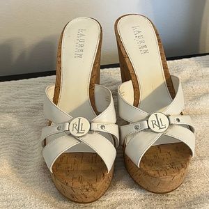 RALPH LAUREN HEIDI HEELS, size 11B